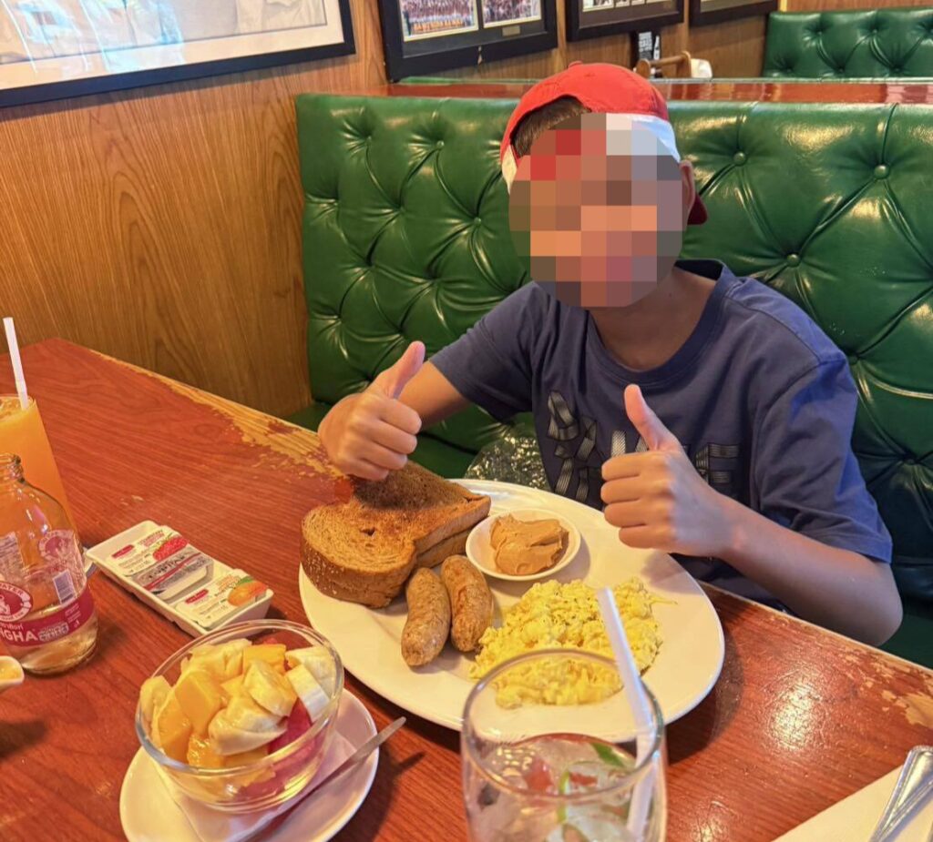 Tyson Fury's monster 1,500-calorie breakfast has been revealed - sausages, scrambled eggs and peanut butter. The £5 meal fuelled his 16-week comeback camp in Thailand.