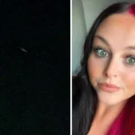 A strange comet-like UFO with a glowing tail was filmed speeding across the night sky over Plymouth. The couple say they have seen several unexplained objects near their home.