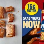Wall's claims to have created the world's first high-protein sausage roll, delivering 16g of protein and just 303 calories, now available in Tesco and Morrisons for £1.50.