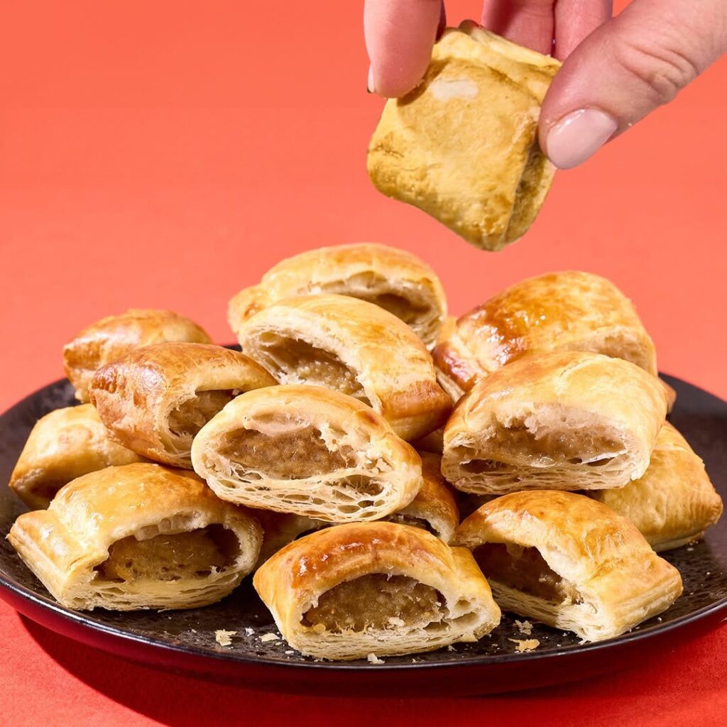 Wall's claims to have created the world's first high-protein sausage roll, delivering 16g of protein and just 303 calories, now available in Tesco and Morrisons for £1.50.