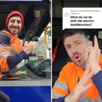 A bin man has warned people to never throw one common bathroom item in the bin. Electric toothbrushes have batteries that can cause fires when crushed in the back of lorries.