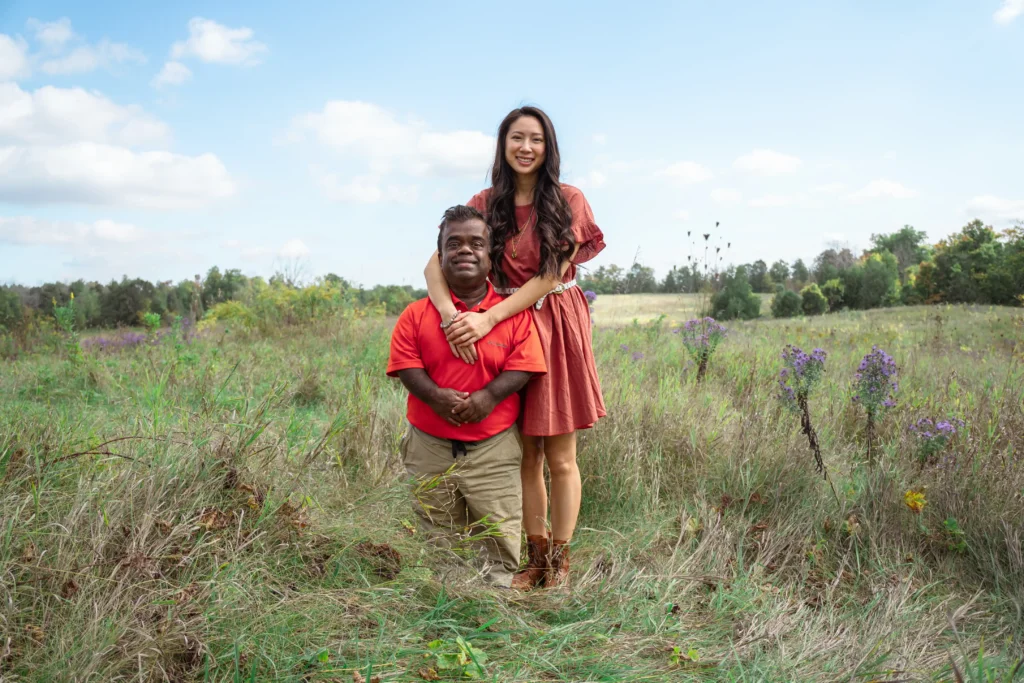 A 4ft man with dwarfism reveals how he won over his 5ft 4in wife after their wedding went viral. His top dating tip - start in the friendzone and let real connection grow.