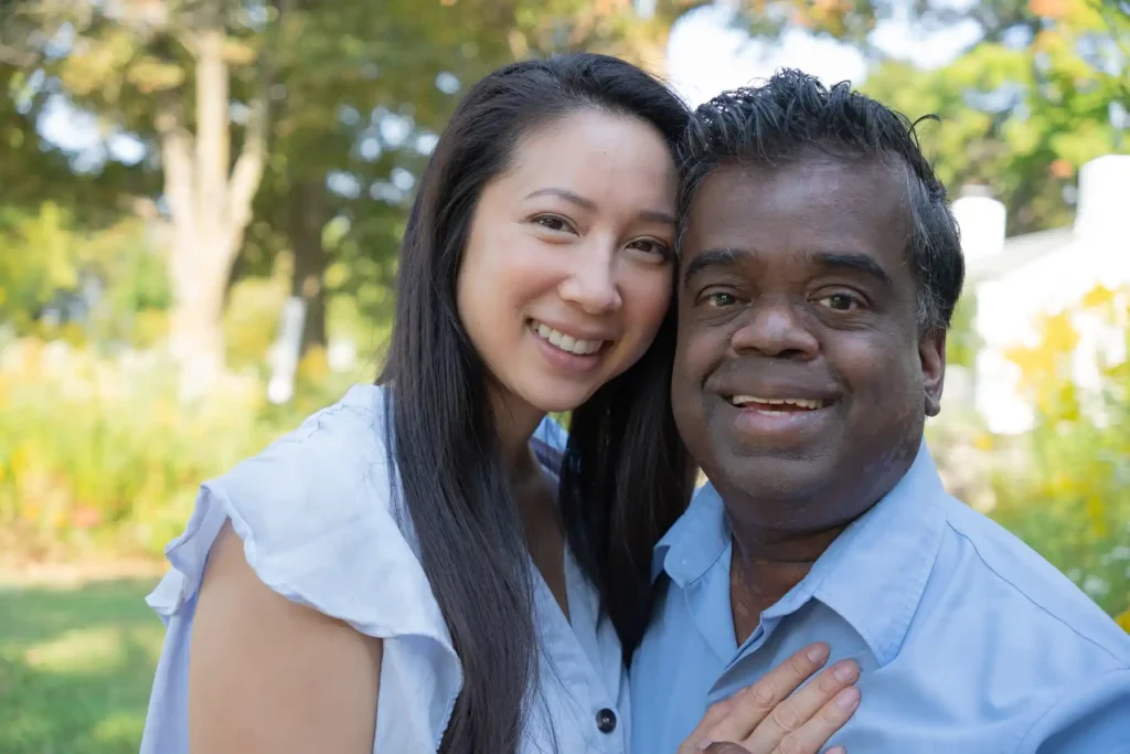 A 4ft man with dwarfism reveals how he won over his 5ft 4in wife after their wedding went viral. His top dating tip - start in the friendzone and let real connection grow.