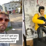 An influencer stayed at a celebrity hotel in Bournemouth for just £37 a night and ended up in a Bon Jovi-themed room. He says take the celebrity part with a pinch of salt.
