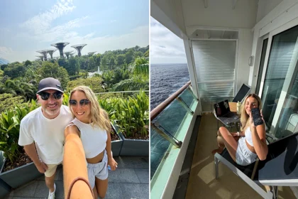 A Scottish couple sold their home to live full-time on cruise ships, working remotely, waking up in new countries, and never looking back. Here's how they do it.