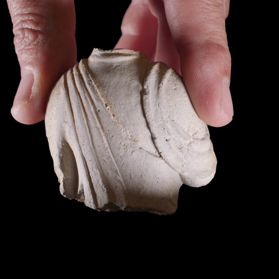 Eight year old boy accidentally uncovers a rare ancient artefact believed to date back nearly 2,000 years while out on a family hike with his dad.