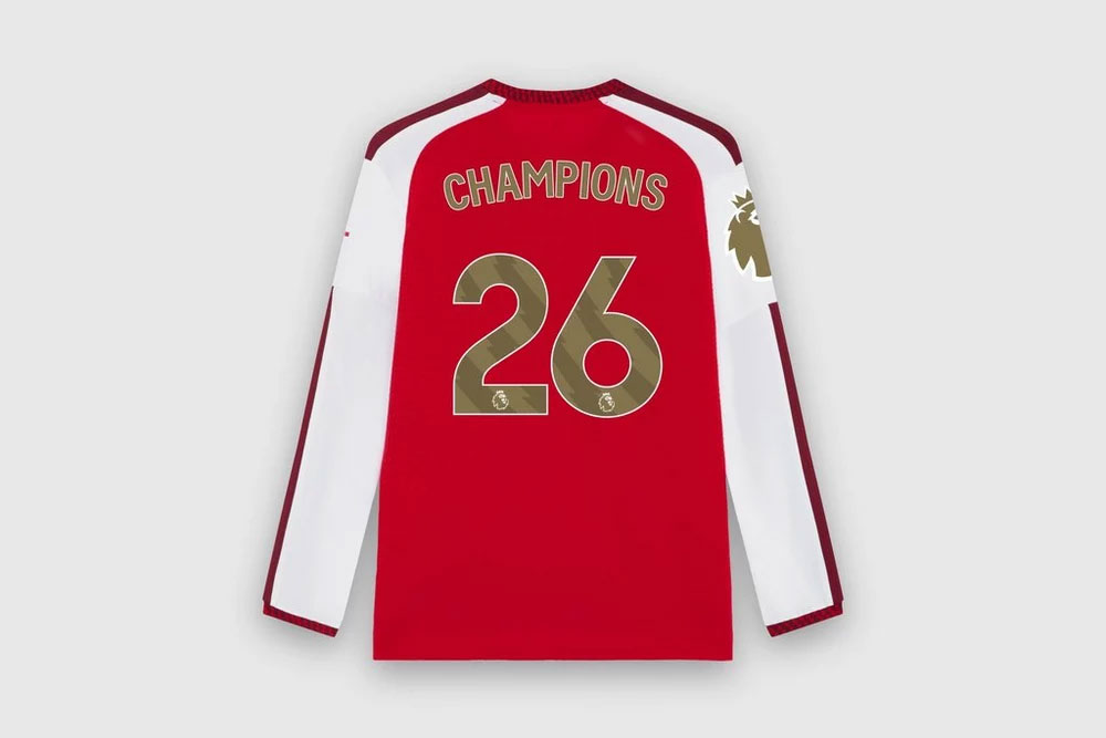 Arsenal slammed as 'greedy' after dropping 55-item Champions Collection merch including £158 shirts within two hours of clinching Premier League title from Man City.