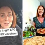 A savvy mum has revealed how spending £150 on the M&S credit card in your first three months earns a £40 rewards voucher, plus free coffees and ongoing perks throughout the year.
