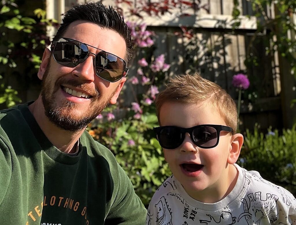 Brit dad left stumped after his curious toddler spotted two ladybirds mating in the garden - cleverly claiming the love bugs were just giving a 'piggyback'.