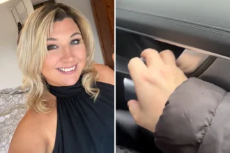 Lancashire pals Carly Ellis and Jody Brereton got locked in the wrong car after mistaking their friend's husband's vehicle for their Uber in hilarious viral video.