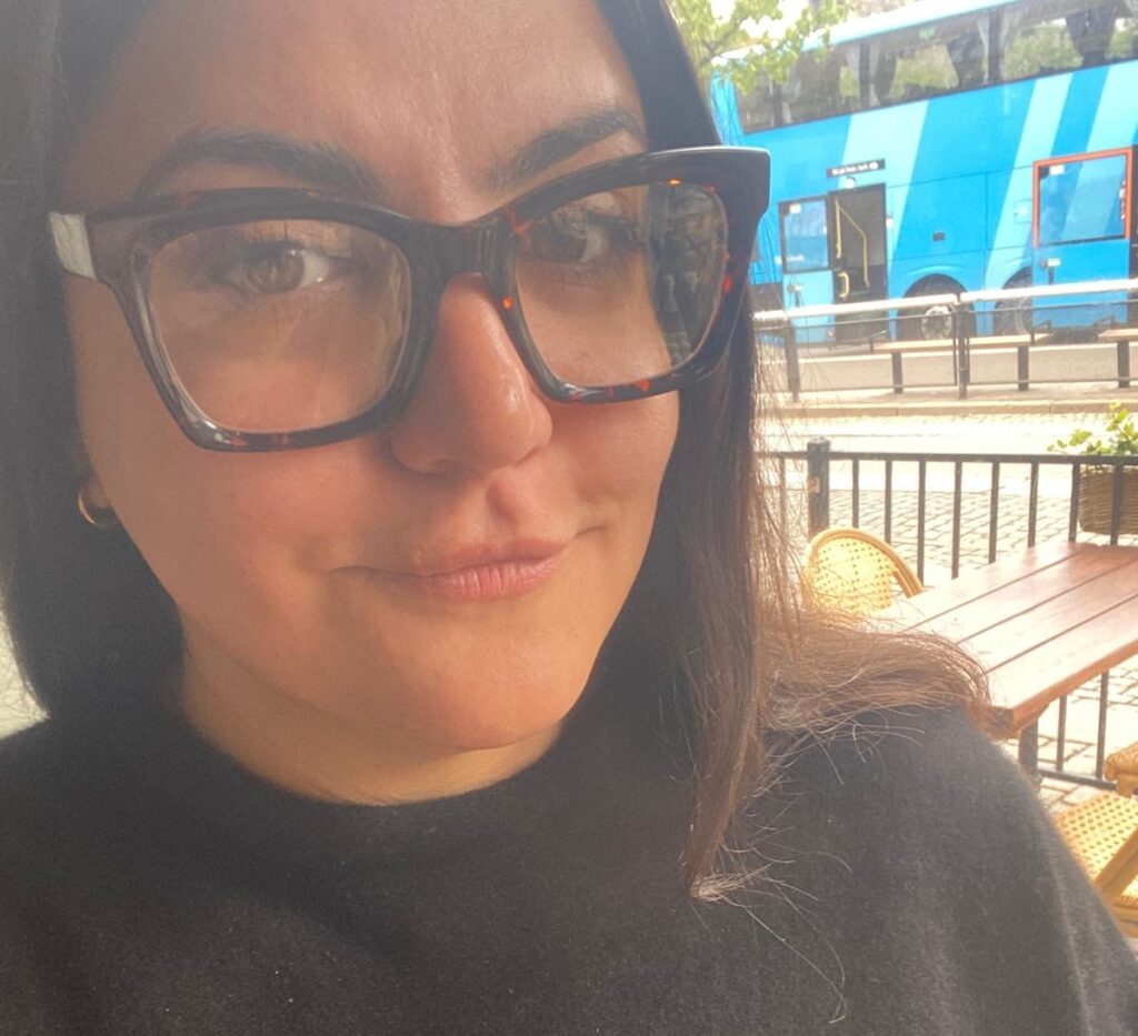 Savvy traveller Almara Abgarian reveals brilliant split ticketing hack at Stansted Express ticket office that slashed £6 off her airport train fare into London.