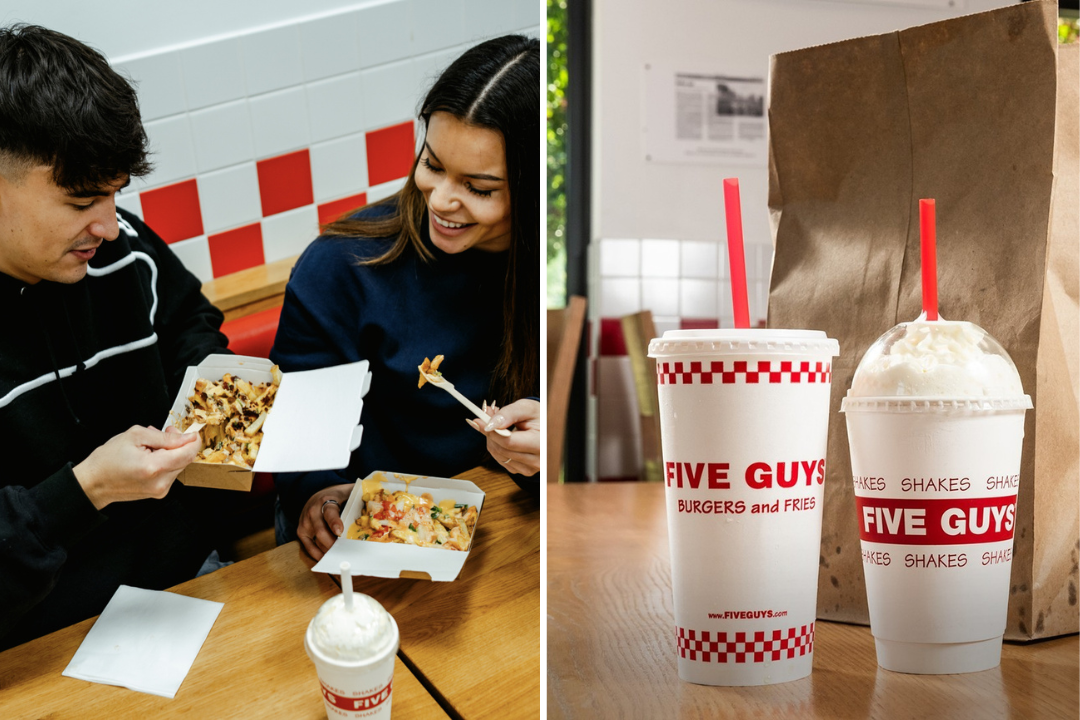 Five Guys has quietly launched a free rewards scheme giving new members a free portion of fries worth up to £5.95, plus a birthday milkshake and visit-based perks after every purchase.