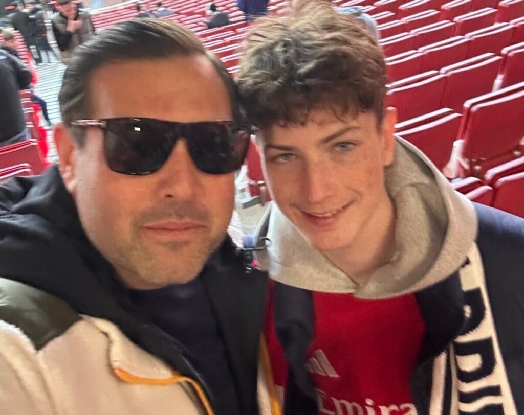 Bukayo Saka took a teenage fan's scarf during Arsenal's Champions League final celebrations, wrapping it around his neck and giving a thumbs up in a viral moment watched by millions.