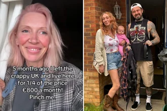 Mum reveals she has ditched the UK and moved her family to a stunning Greek island paradise - where dinner with wine costs just 11 pounds and life is bliss.