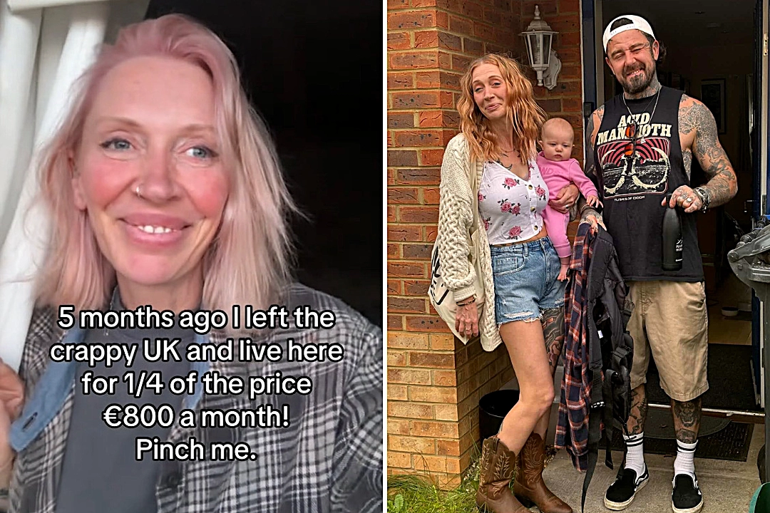 Mum reveals she has ditched the UK and moved her family to a stunning Greek island paradise - where dinner with wine costs just 11 pounds and life is bliss.