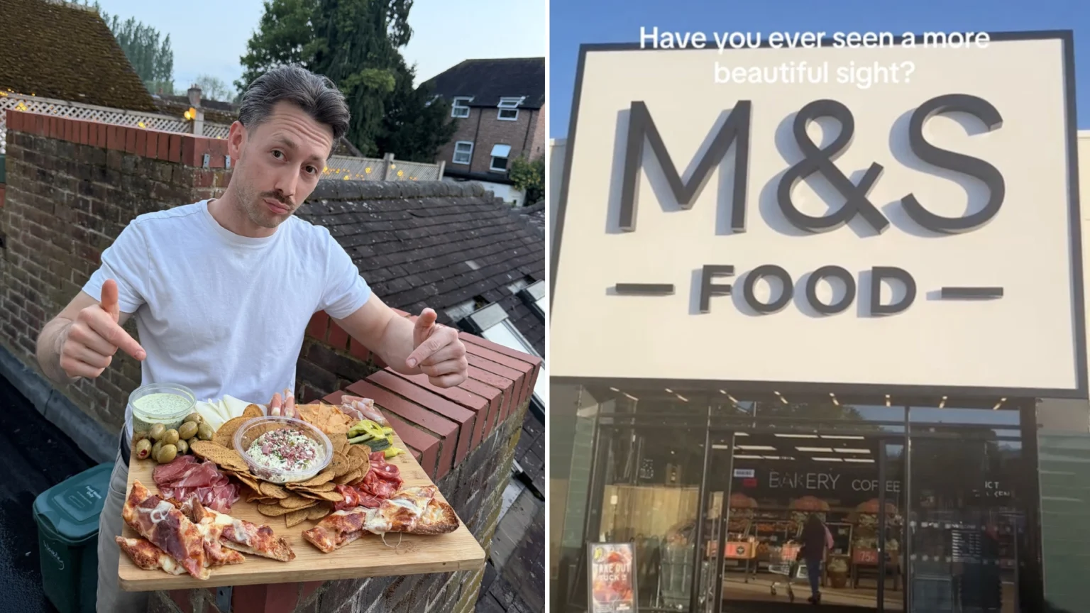 Marks and Spencer superfan Daniel Stephenson, 31, splashes a whopping £250 monthly on cookies, crisps and dips at the high street store.
