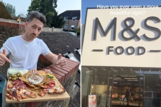 Marks and Spencer superfan Daniel Stephenson, 31, splashes a whopping £250 monthly on cookies, crisps and dips at the high street store.