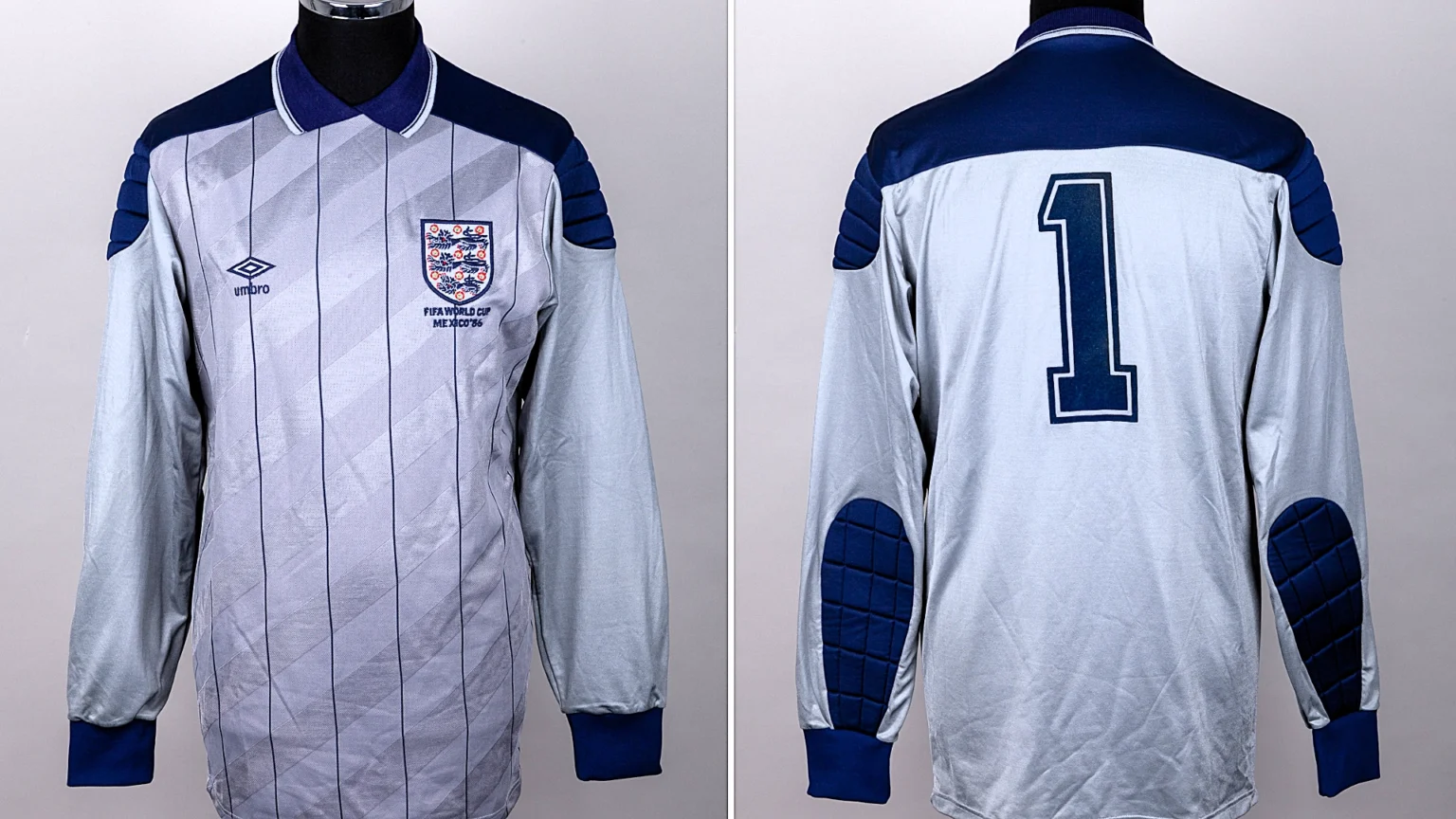 Iconic Peter Shilton goalkeeper shirt from infamous 1986 "Hand of God" Maradona clash against England set to fetch staggering £300,000 at auction next month.