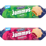 McVitie's launches two brand new Jammy's biscuits in raspberry and apple flavours, sending snack fans wild online with the £1 fruity treats hitting UK supermarkets.