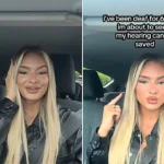 Mum Skye van Rensburg, 21, virtually deaf for six years after damaging ears with cotton buds - finally hears properly again after grim microsuction wax removal.