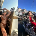 Sailor Claire, 28, was stranded for five days surviving on pistachios after her £2,200 Facebook Marketplace boat sank with just her dog onboard.