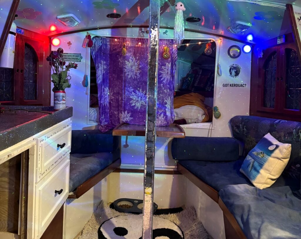 Sailor Claire, 28, was stranded for five days surviving on pistachios after her £2,200 Facebook Marketplace boat sank with just her dog onboard.