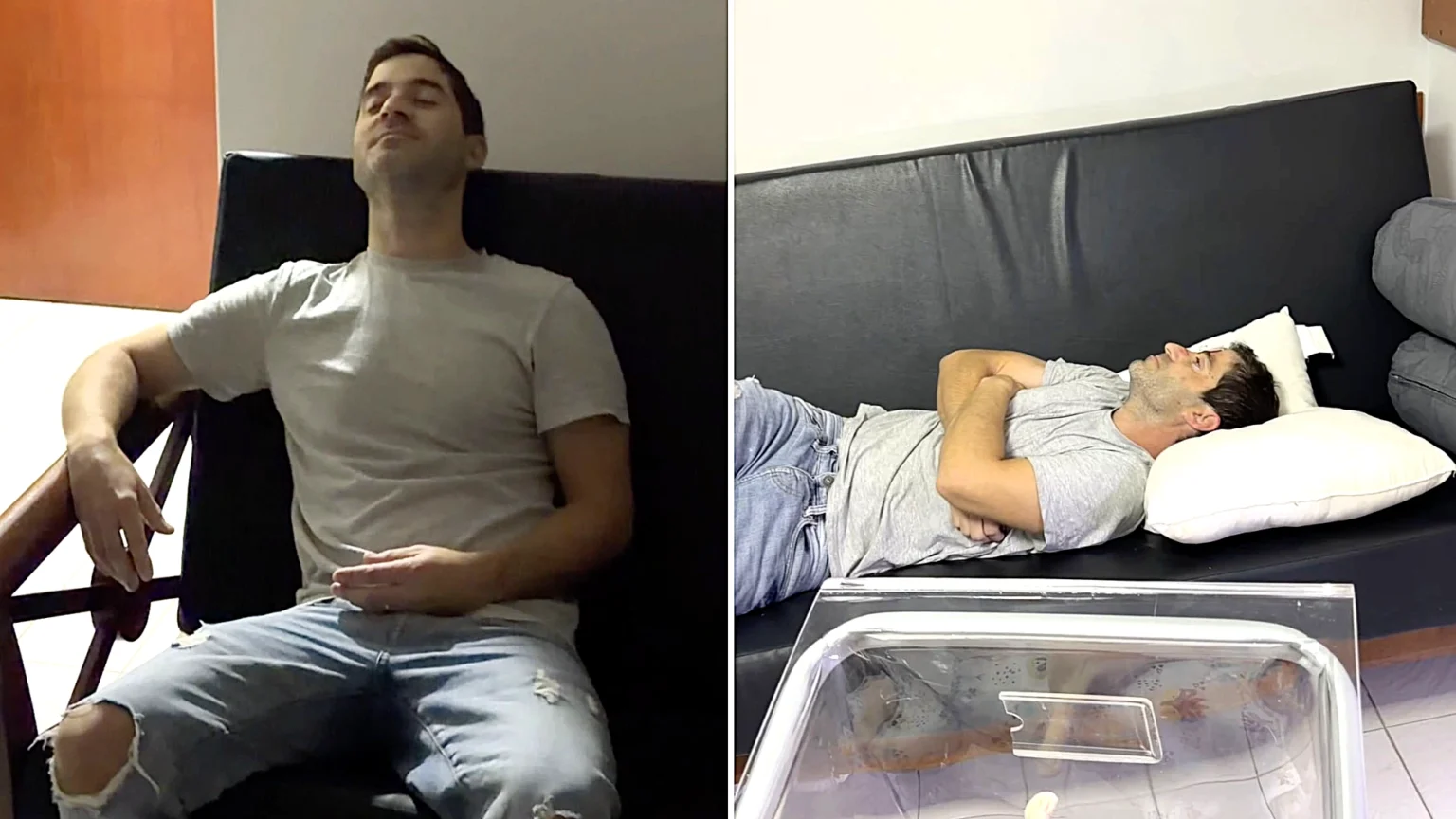 New dad passed out cold and bashed his head on table at sight of wife's postpartum bleeding, leaving her joking that she had to take care of "two babies" after birth.