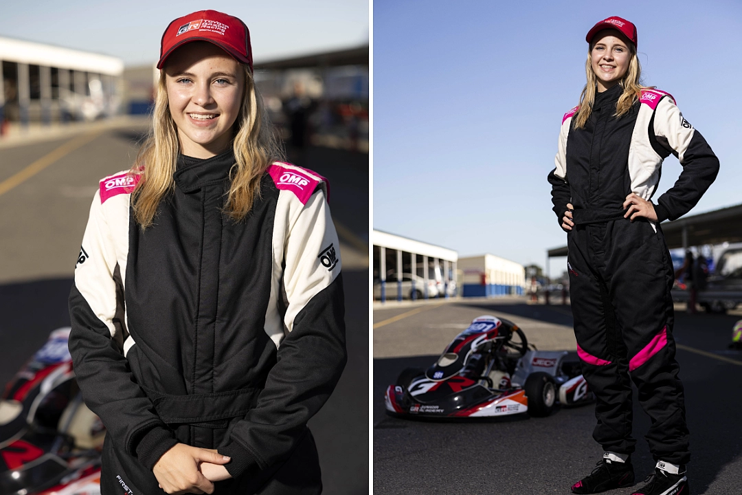 South African teen Emma-Rose Dowling, 15, makes history as first South African accepted into F1 Academy's Champions of the Future Programme in England.