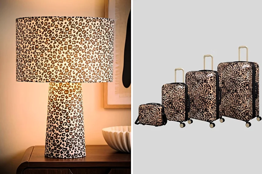 Matalan has launched a leopard print homeware range inspired by EastEnders' Kat Slater, featuring everything from bath mats and oven gloves to suitcases, sending soap fans wild.