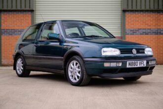 Will Young's 1996 VW Golf GTi, the car he was fined £666 for using a phone in while driving, is heading to auction with a £12,000 estimate despite being 30 years old.