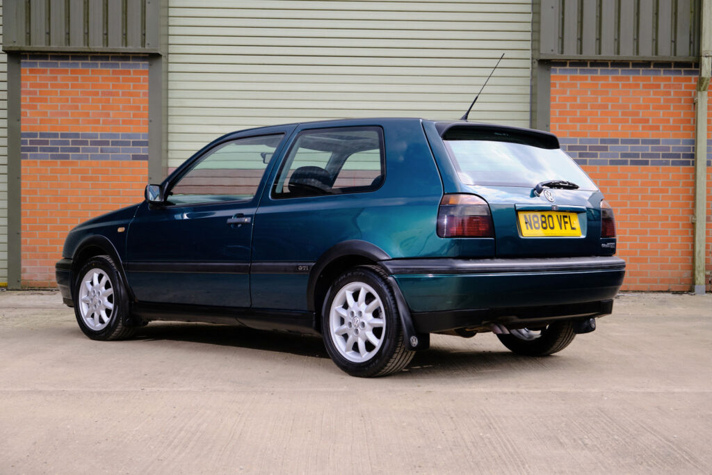 Will Young's 1996 VW Golf GTi, the car he was fined £666 for using a phone in while driving, is heading to auction with a £12,000 estimate despite being 30 years old.
