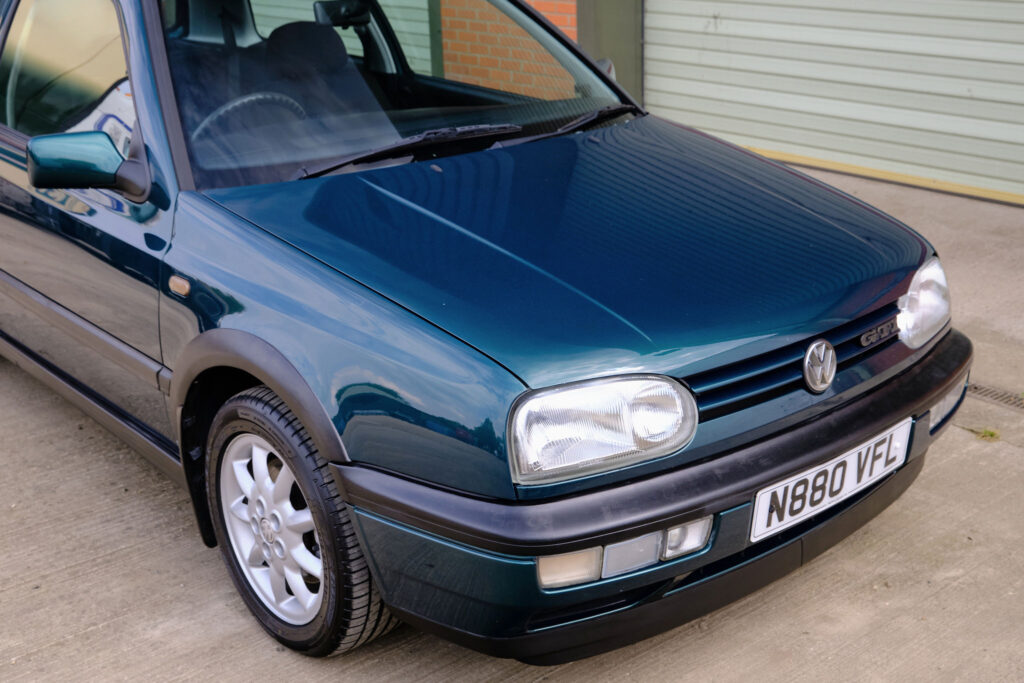 Will Young's 1996 VW Golf GTi, the car he was fined £666 for using a phone in while driving, is heading to auction with a £12,000 estimate despite being 30 years old.