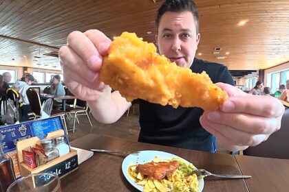 Britain's only all-you-can-eat fish and chip buffet in Arbroath, Scotland charges just £14.99 for unlimited battered haddock, chips and desserts, sending a viral video to 1.7m views.