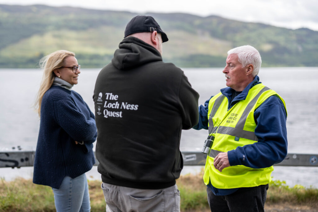 Loch Ness boat skipper Shaun Sloggie claims he's spotted Nessie on sonar - convinced the plesiosaur-shaped contact 300 feet down is the legendary monster.