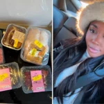 A woman scored an epic M&S yellow sticker haul worth nearly £50 for just £14.77 - including organic beef mince, a whole duck and salmon in cajun sauce.
