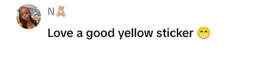 Social media comment on the post of A woman scored an epic M&S yellow sticker haul worth nearly £50 for just £14.77 - including organic beef mince, a whole duck and salmon in cajun sauce.