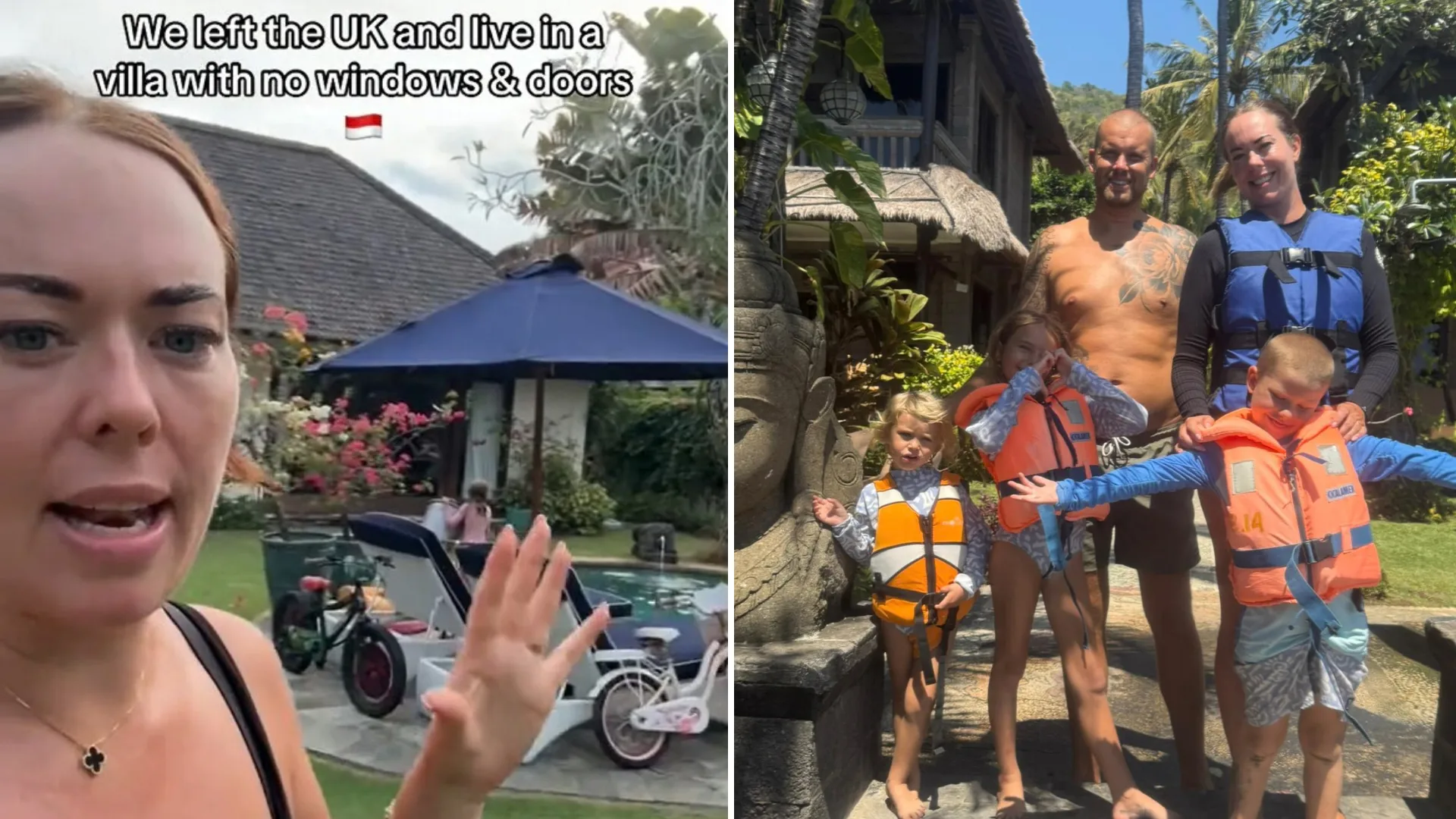 ‘We had a cushty life in the UK but left FOREVER to raise our kids in Bali'