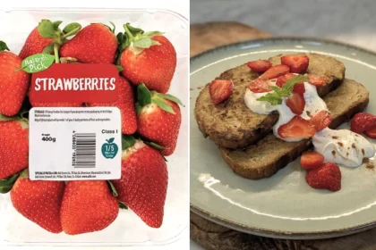 Aldi is giving away thousands of free strawberries at its Wimbledon store and cutting British strawberries to just 99p nationwide as Wimbledon gets underway