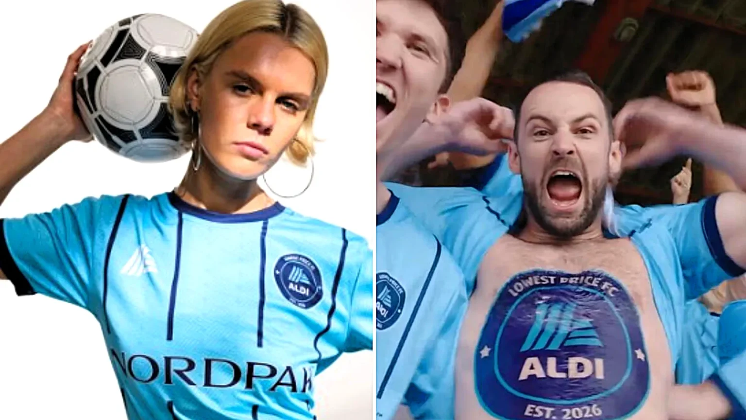 Aldi has launched a limited-edition football shirt sponsored by its cult-favourite Nordpak butter range - and fans are desperate to win one, with one asking for "Cuthbert on the back."