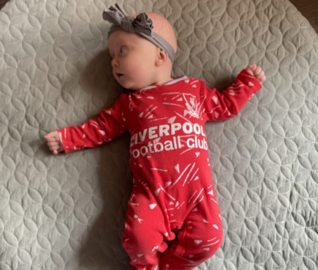An American mum living in Manchester says she and her British husband will sit at opposite ends of the sofa if England face the US at the World Cup - with the kids as a buffer.