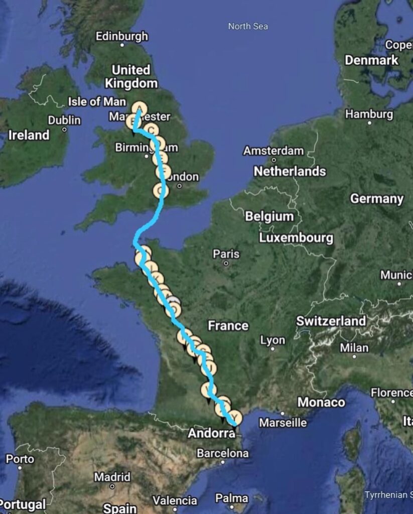A 24-year-old Brit with zero running experience completed 50 marathons in 50 US states in just 58 days - Henry Moores raised over £30,000 for a children's cancer charity.