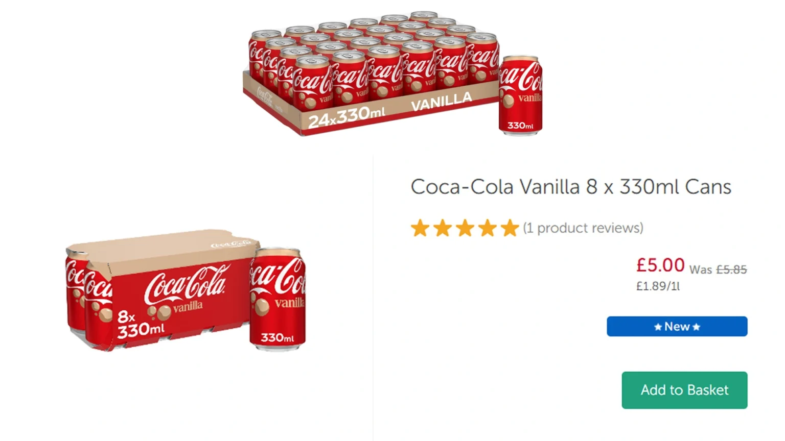 Vanilla Coca-Cola has returned to UK shelves exclusively at Iceland, delighting fans after disappearing from most retailers. Find prices and availability here