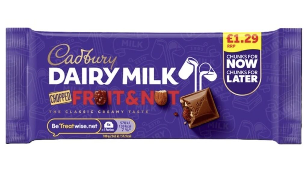 Cadbury launches new Dairy Milk Grab & Go bars with resealable packs for on-the-go snacking. Available in three flavours from July, priced at £1.29 each.