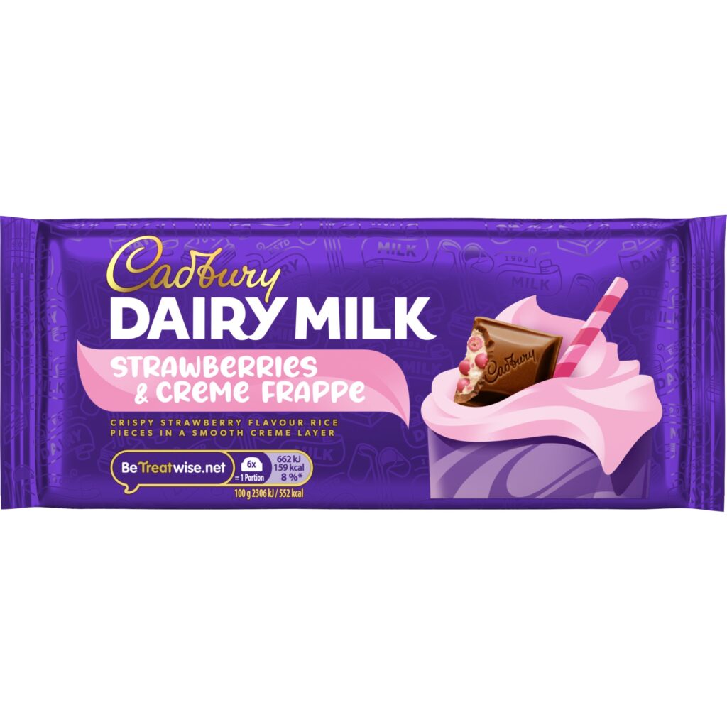 Cadbury launches new Dairy Milk Grab & Go bars with resealable packs for on-the-go snacking. Available in three flavours from July, priced at £1.29 each.