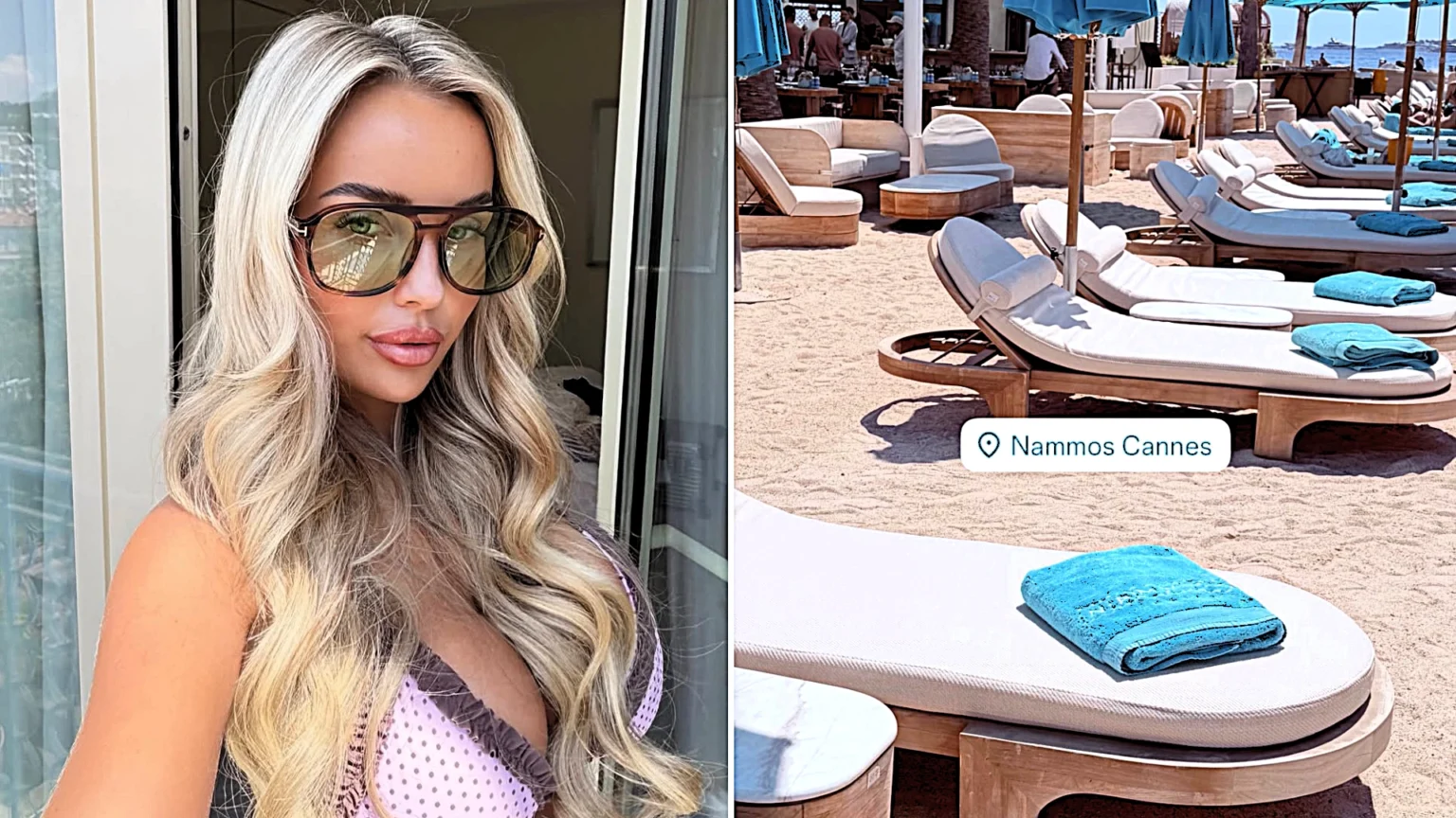 Cole Palmer swapped England heartbreak for the French Riviera - the Chelsea star splashed out in Cannes with girlfriend Olivia after being dropped from Tuchel's squad.