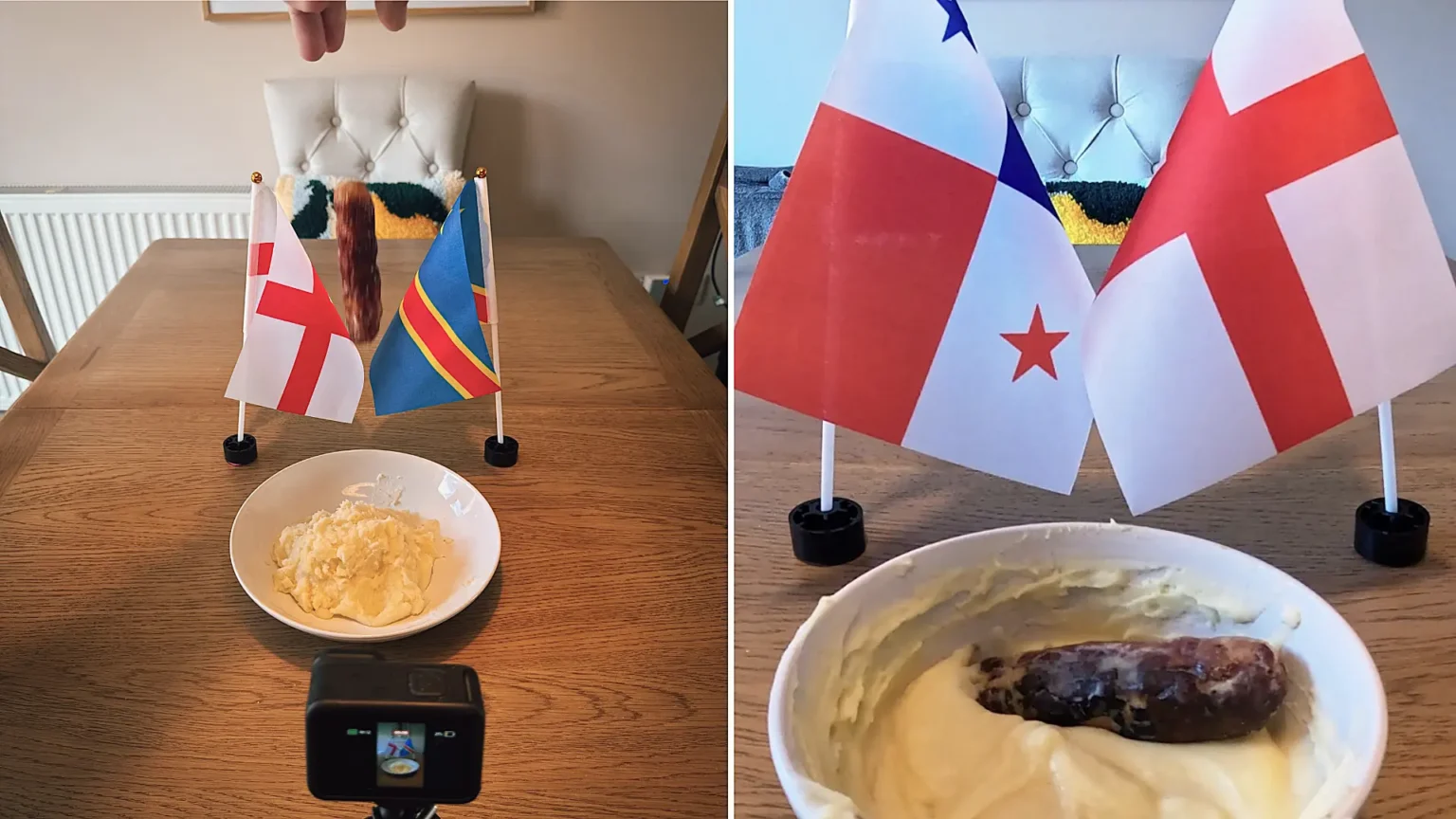 A bowl of "mystic mash" with a perfect England prediction record is backing the Three Lions to beat DR Congo and reach the World Cup round of 16, tipping a 3-1 win.