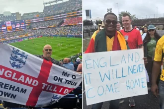 England superfan FUMING as Ghana crowd taunts Three Lions - 'it will never come home'