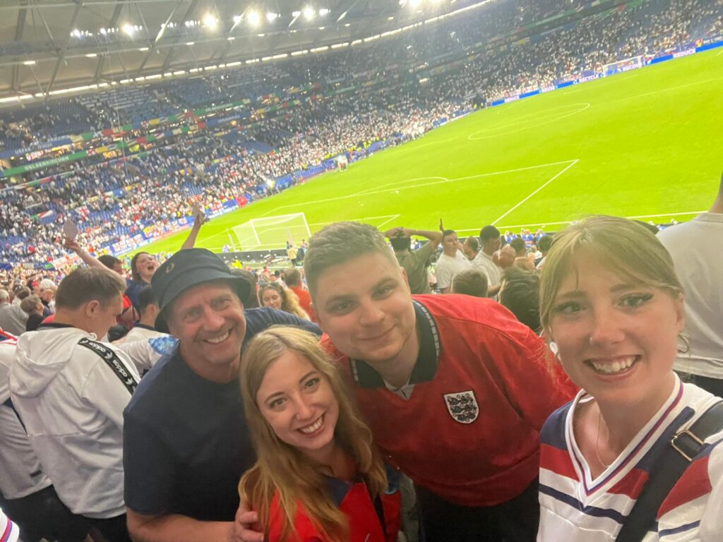 England superfan Sammie Bell slammed FIFA for handing just 4,000 tickets to Three Lions fans in an 80,000-seat stadium - but still followed England state-to-state for £3,100.