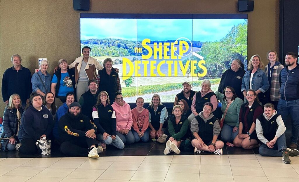Sheep from a Hampshire farm are starring alongside Hugh Jackman in The Sheep Detectives, with filmmakers using a dome of hundreds of cameras to study their lip movements.