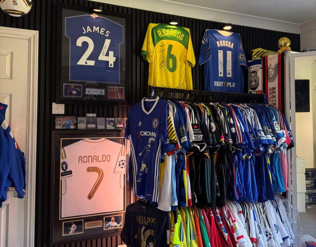 A football collector has revealed his £30,000 shirt collection and says forgotten kits in your cupboard could be worth a fortune - Gazza's Italia 90 shirt fetches £1,200.